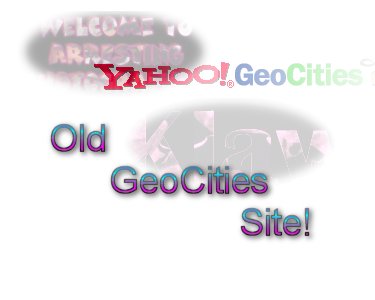 Old Geocities Site